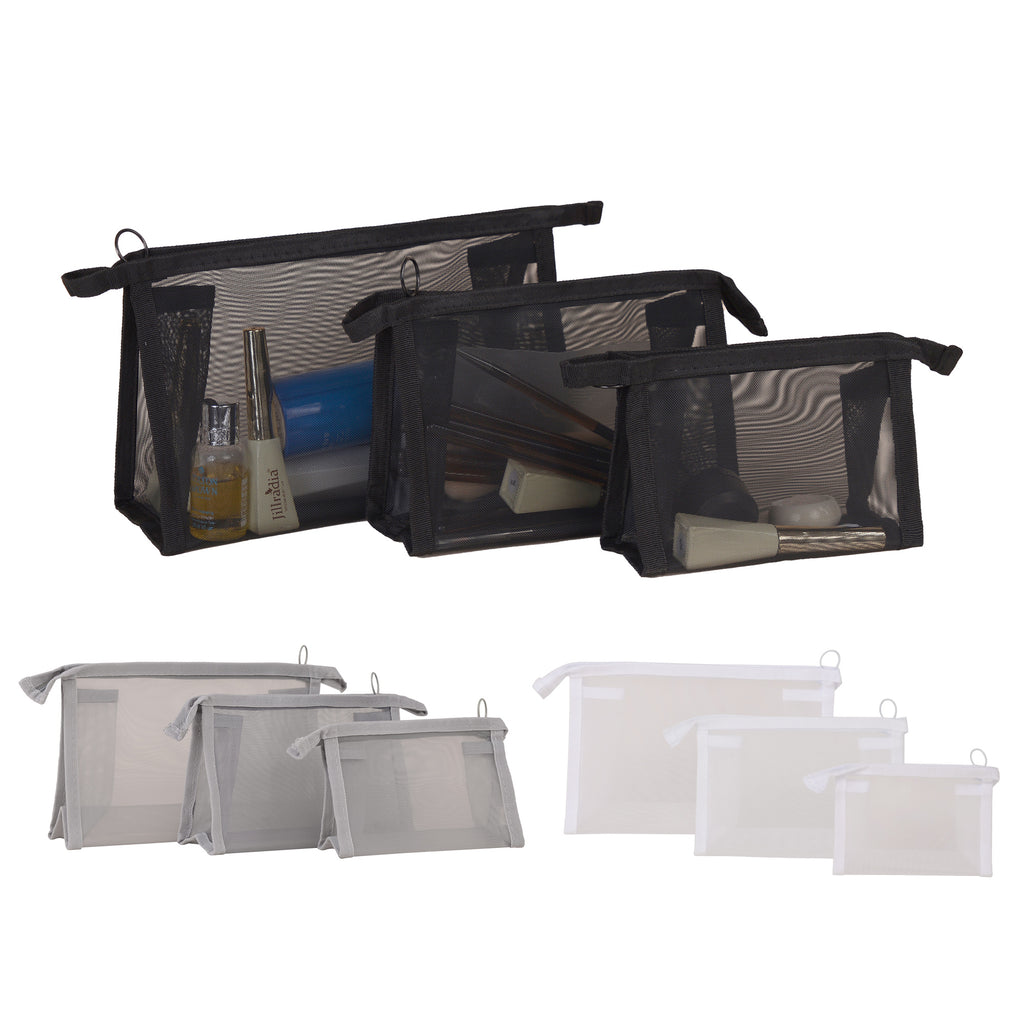Meshed wash bag makeup bag