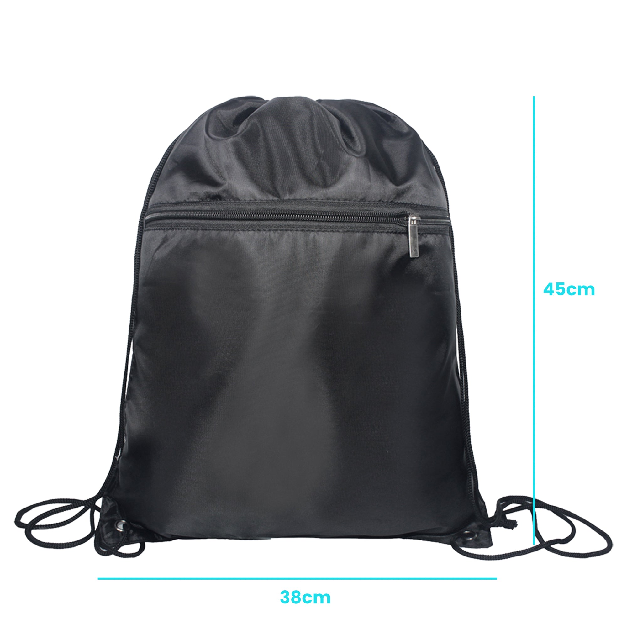 Zipper Drawstring  bags