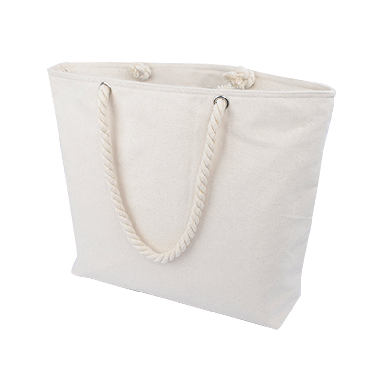 Canvas tote cooler bag