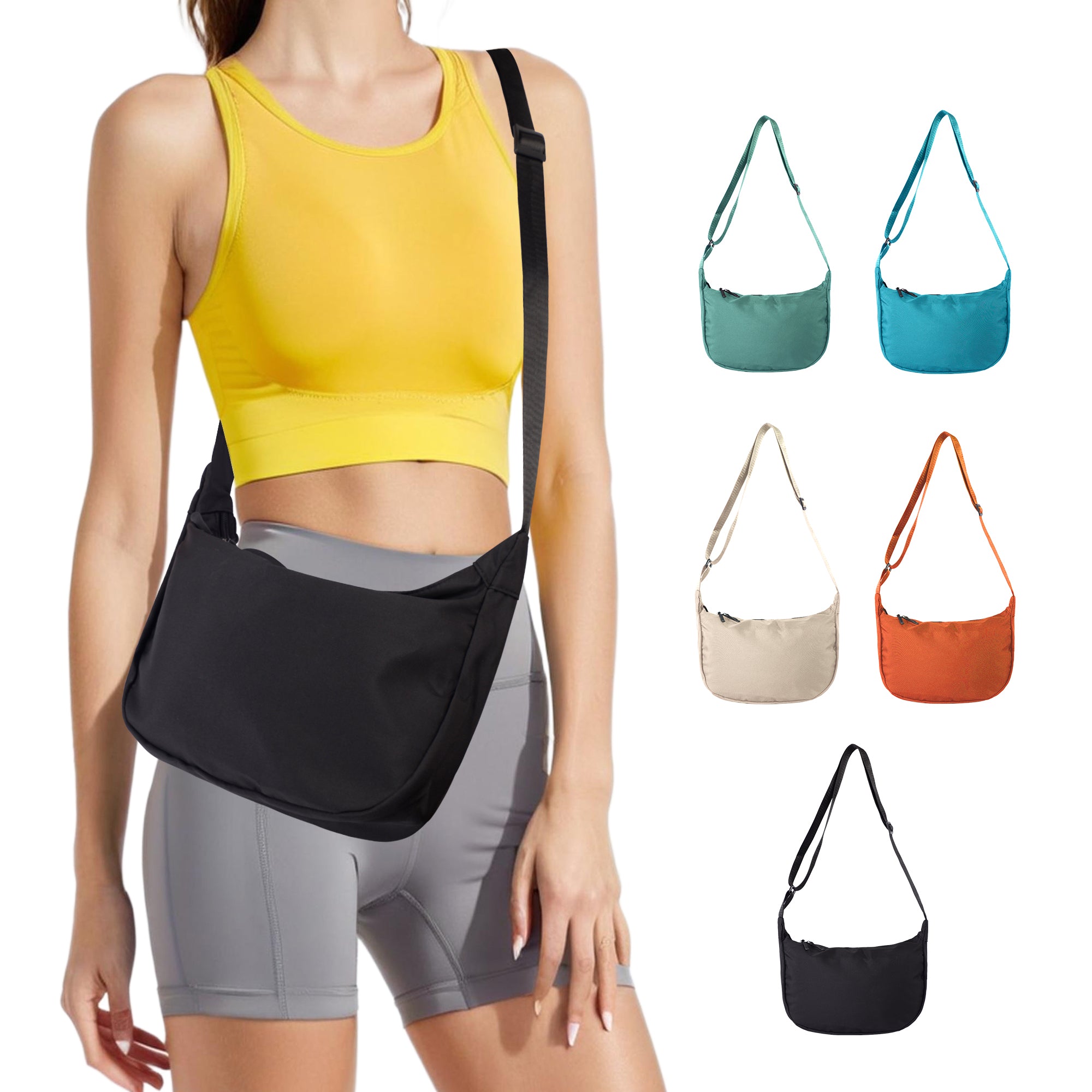 Large capacity crossbody bag