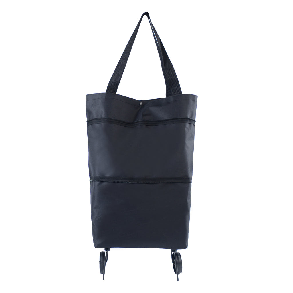 Folding shopping cart bag