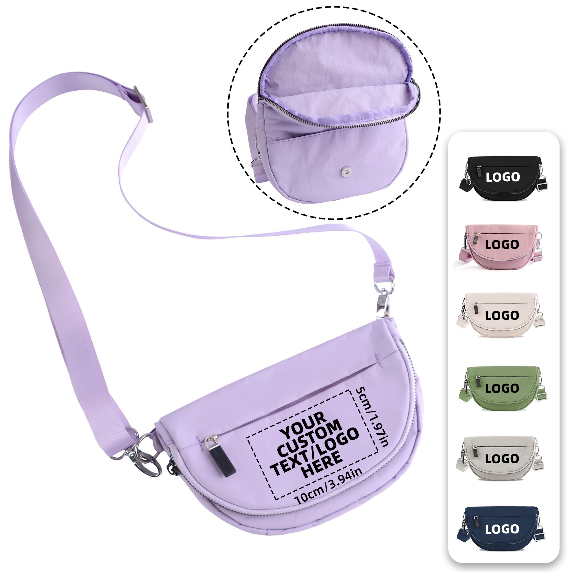 foldable mini crossbody bag
