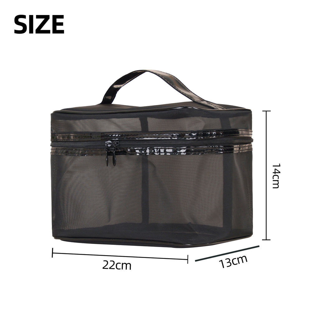 Meshed wash bag