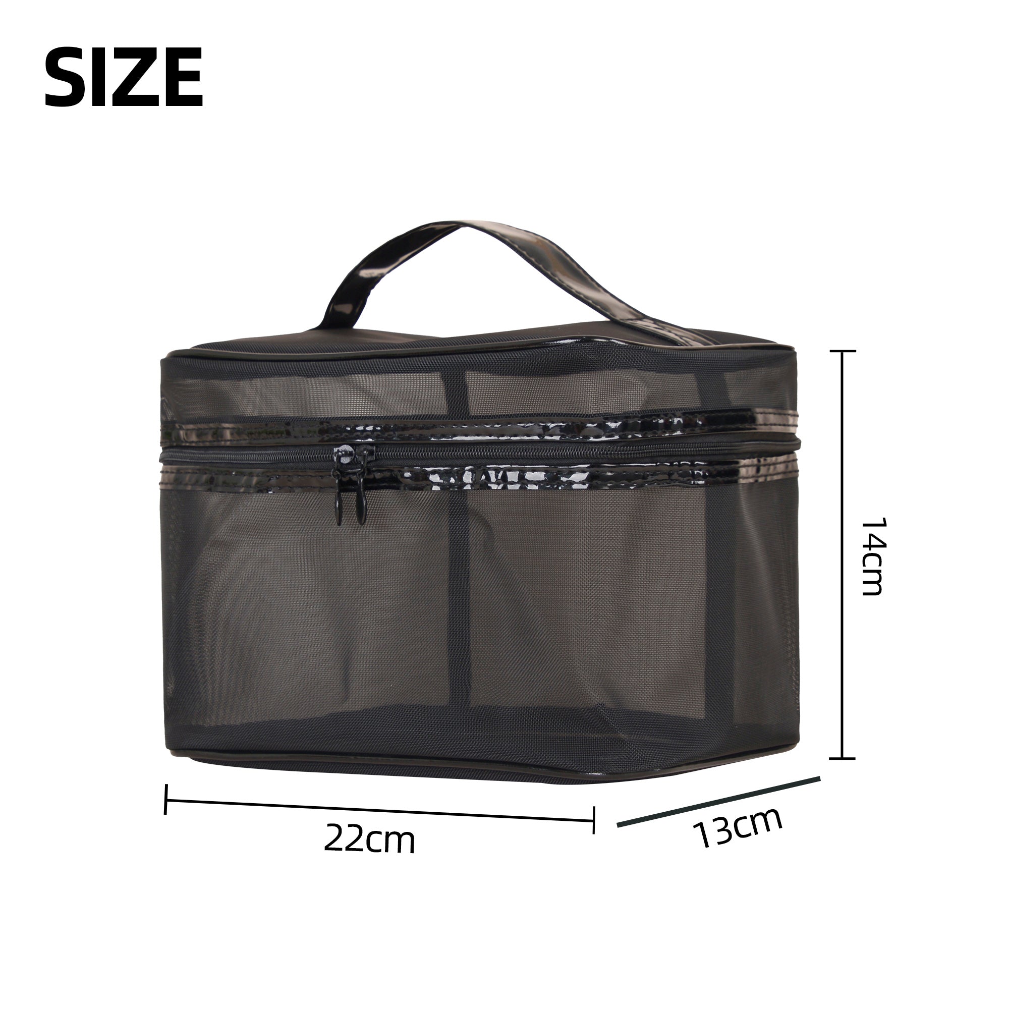 Meshed wash bag