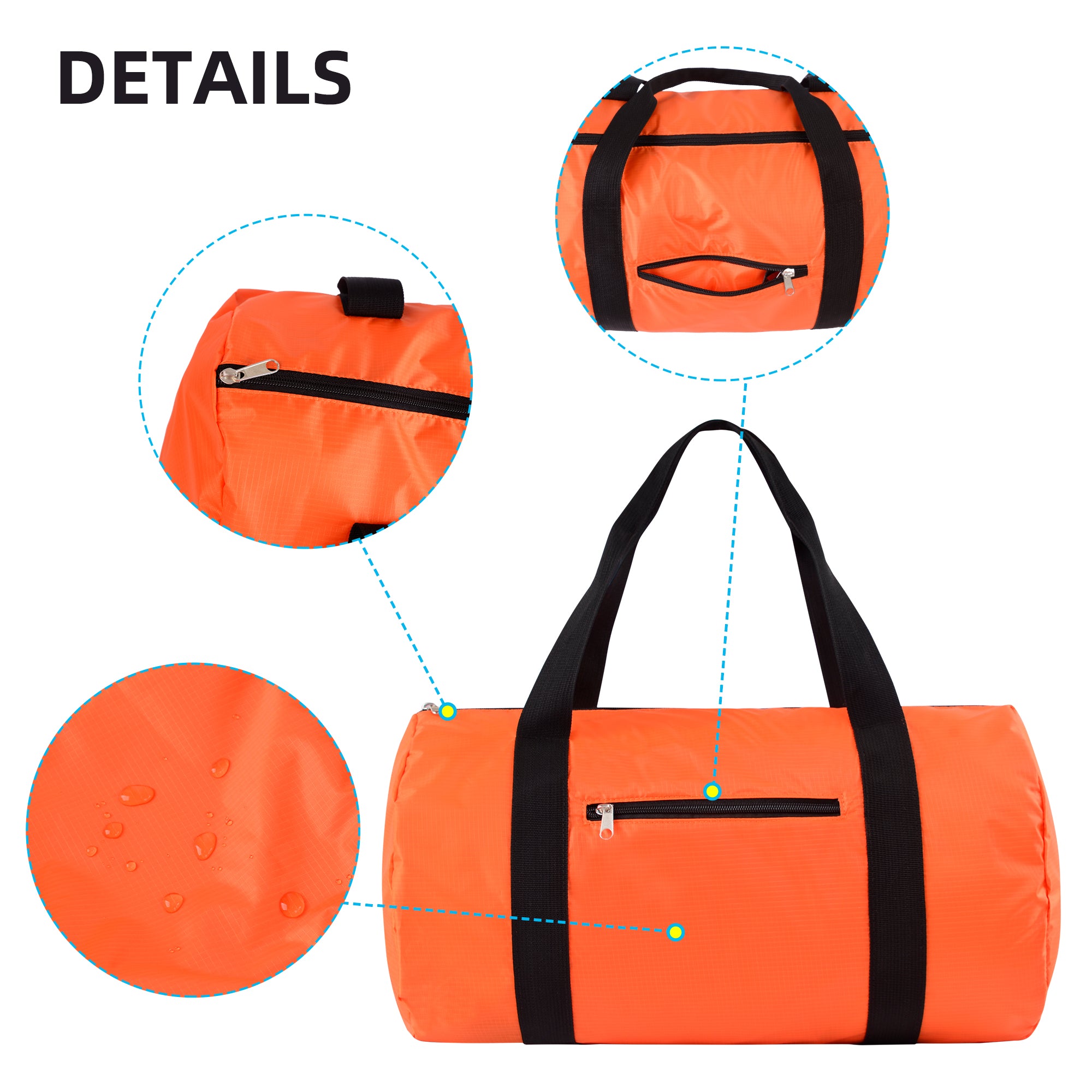 Foldable travel bag