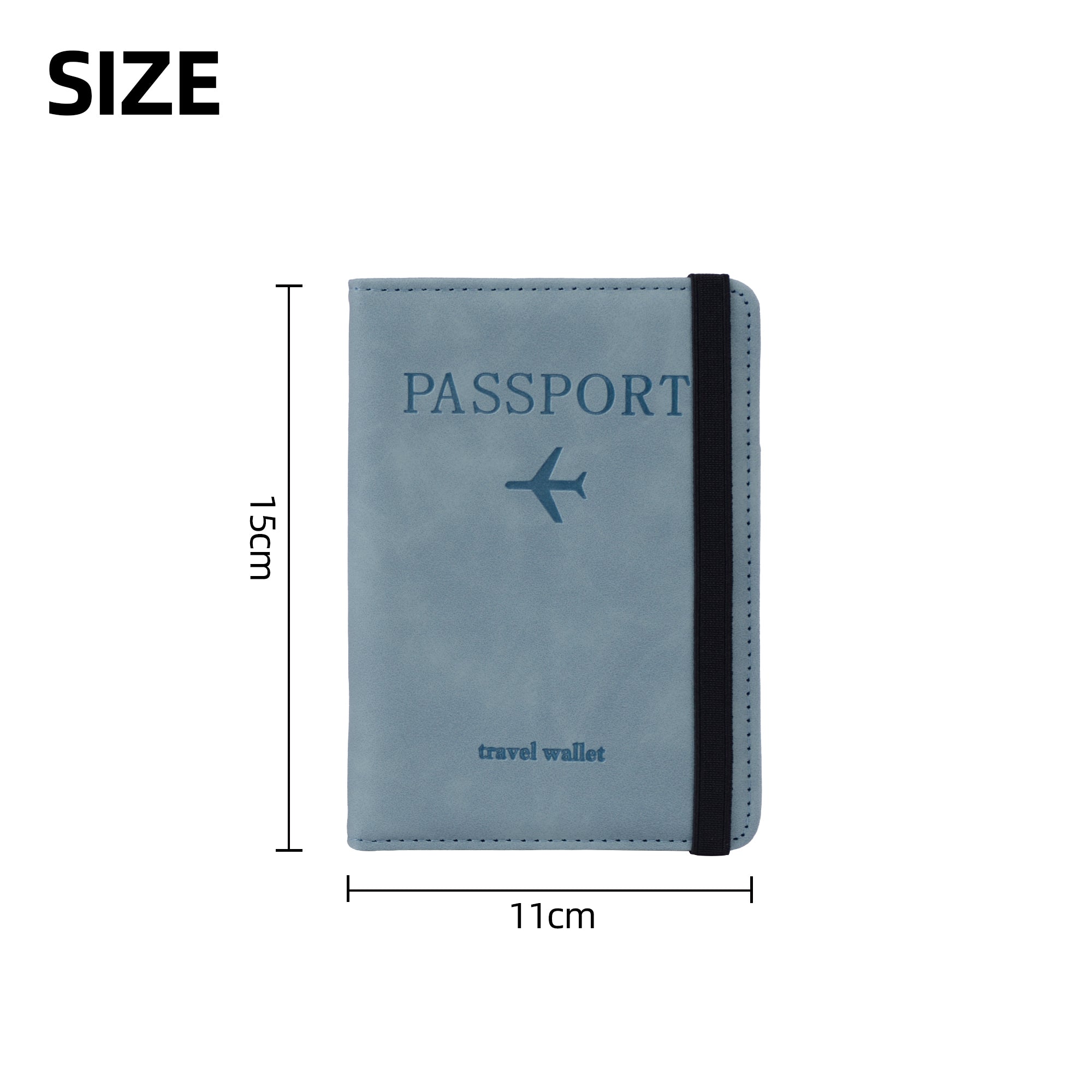 pu passport bag