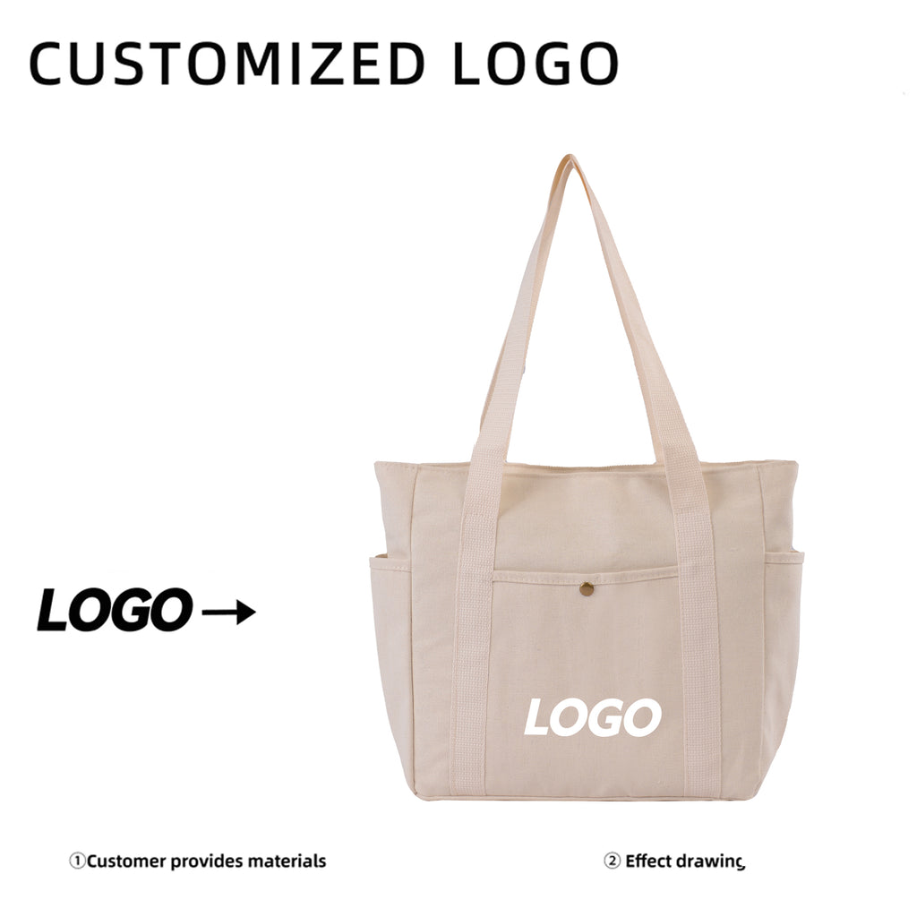 Canvas handbag shopping bag