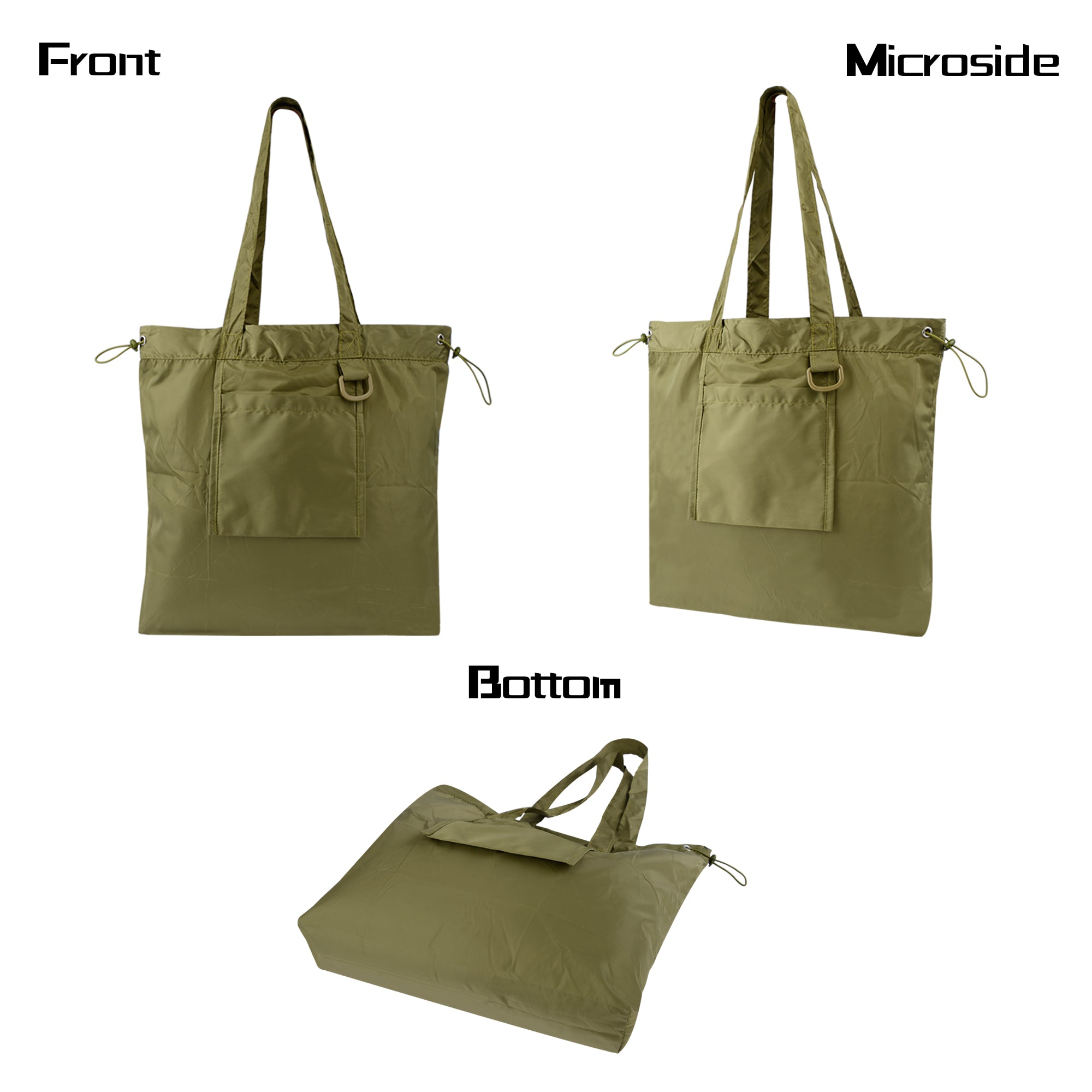 Folding tote bag