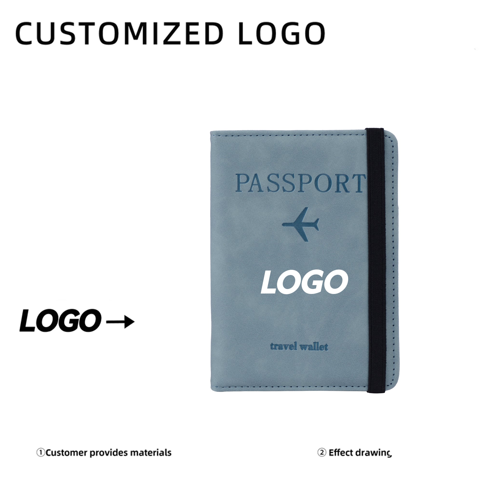 pu passport bag