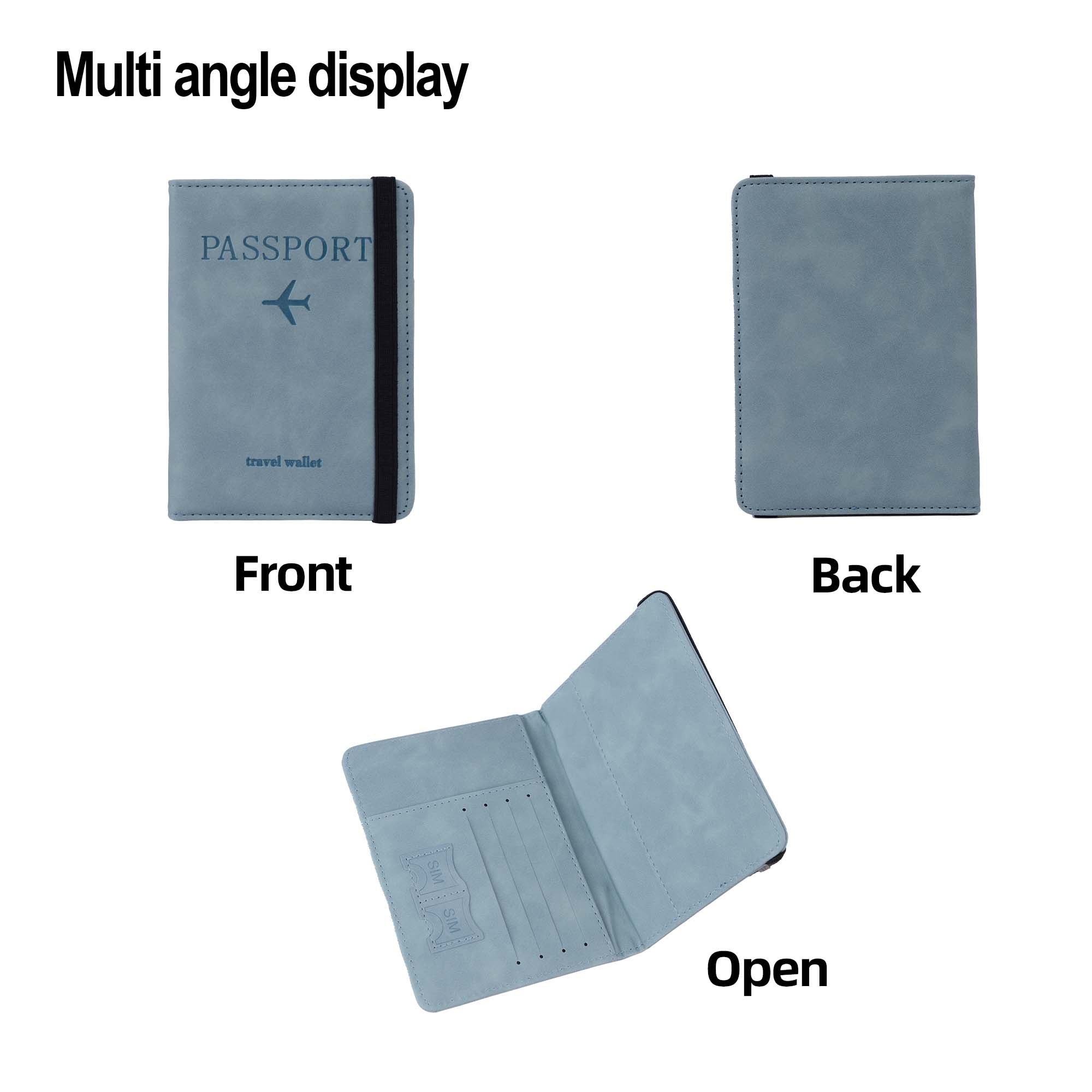 pu passport bag