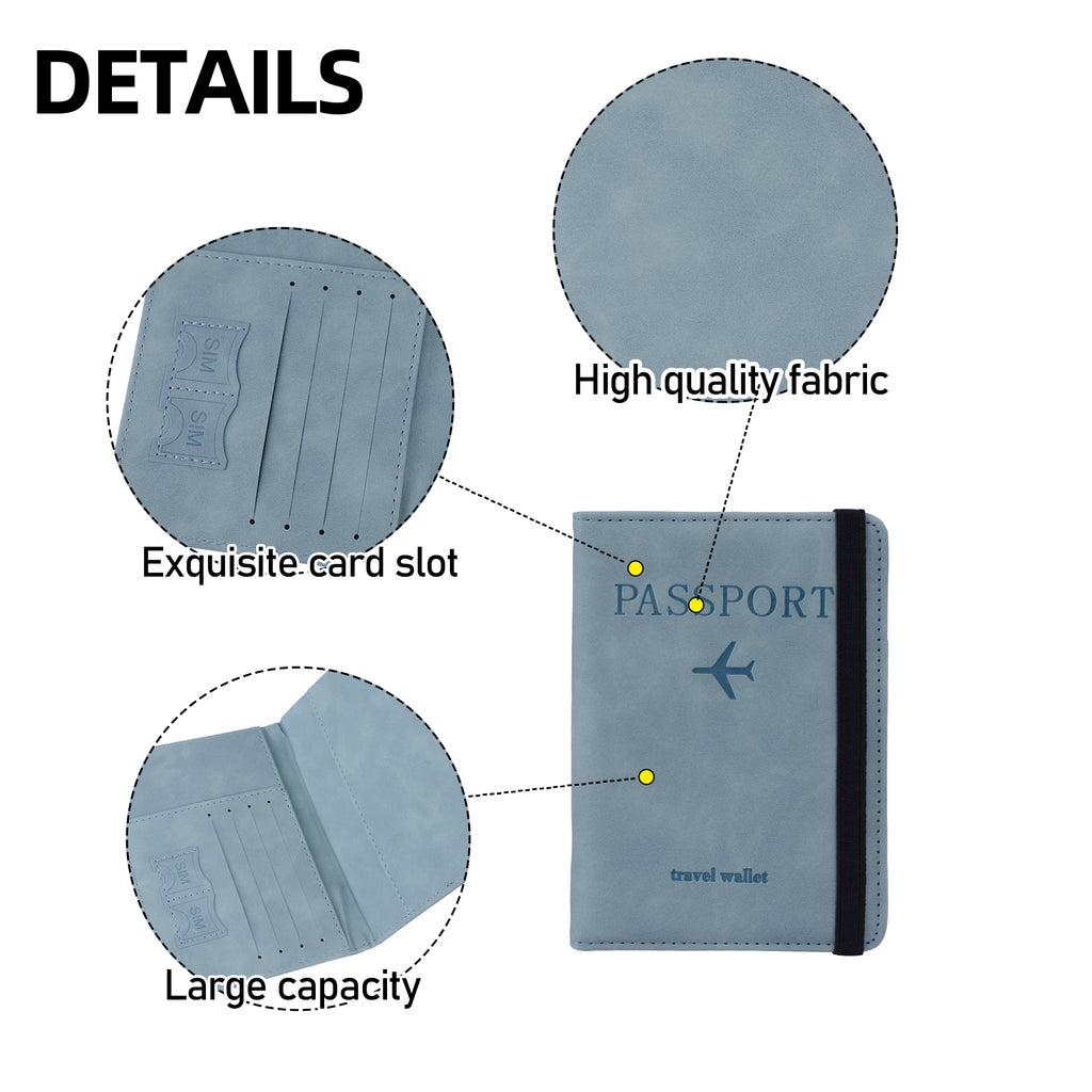 pu passport bag