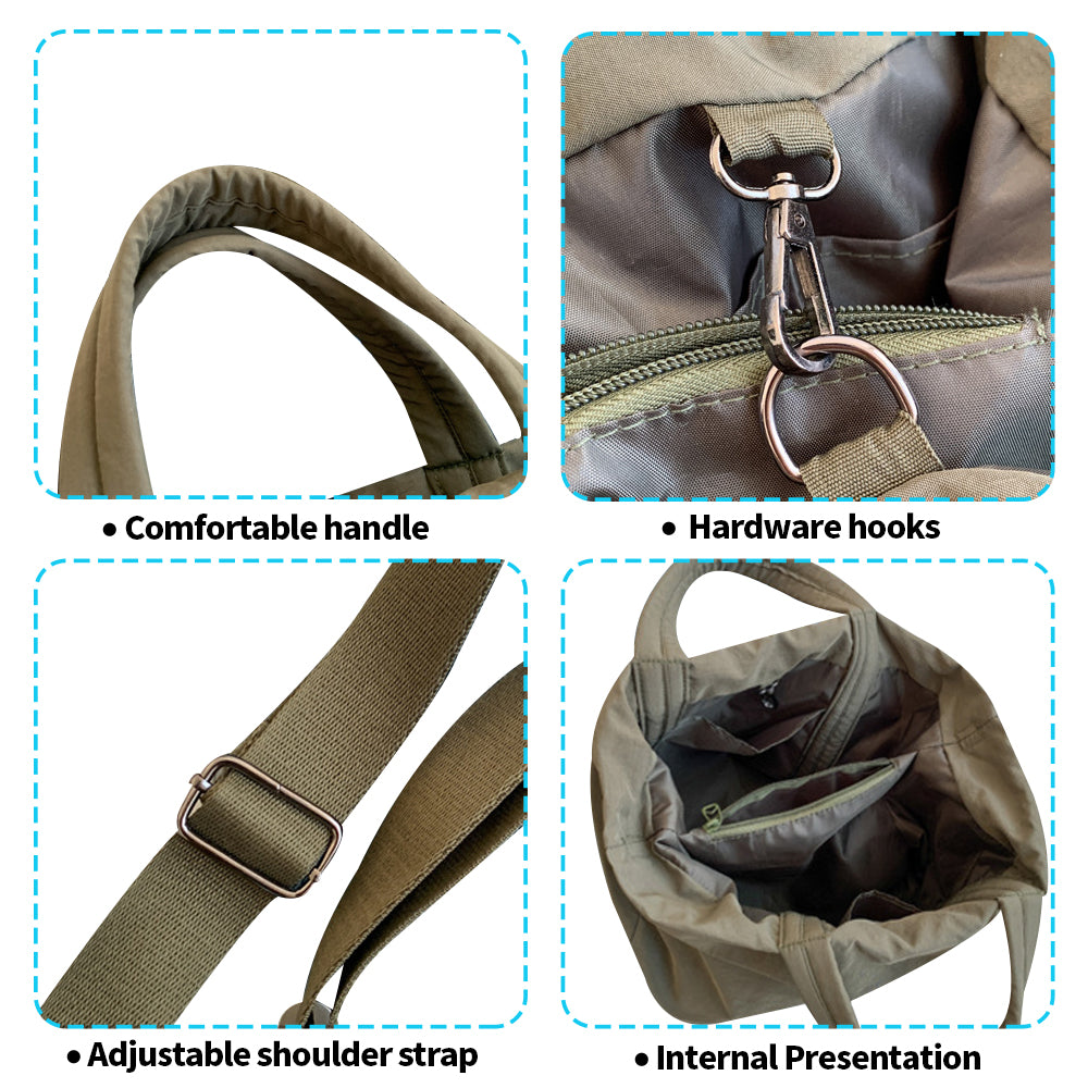 Large-capacity shoulder bag