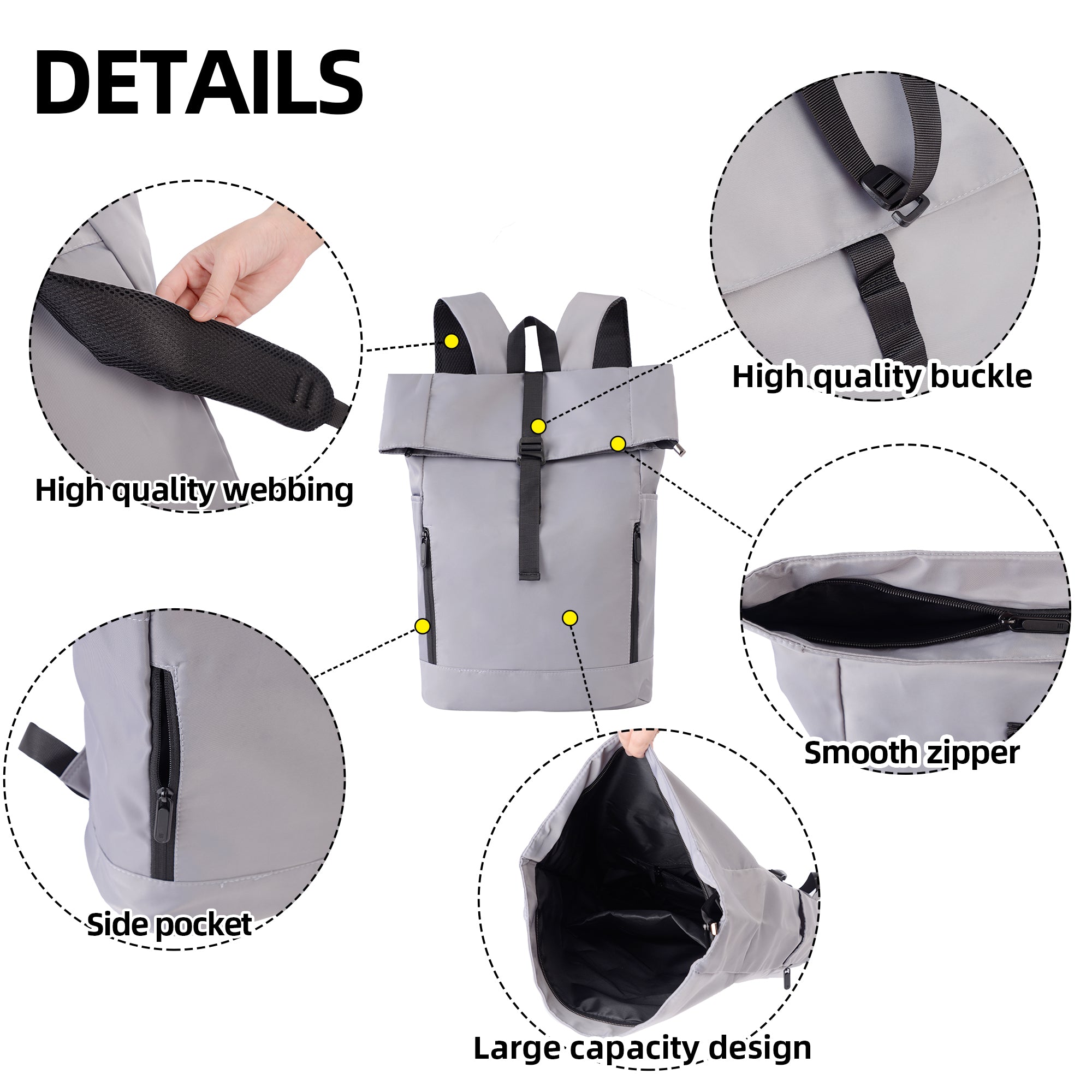 Large-capacity backpack