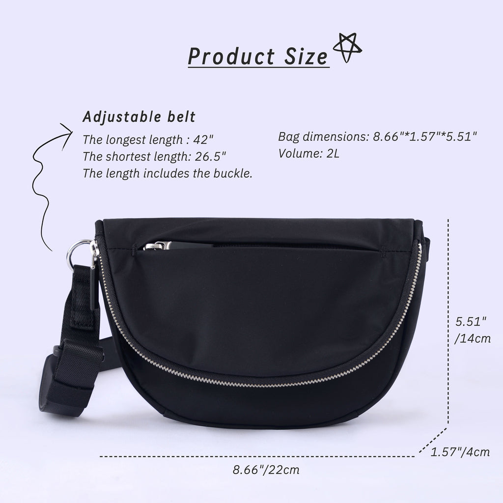 foldable mini crossbody bag