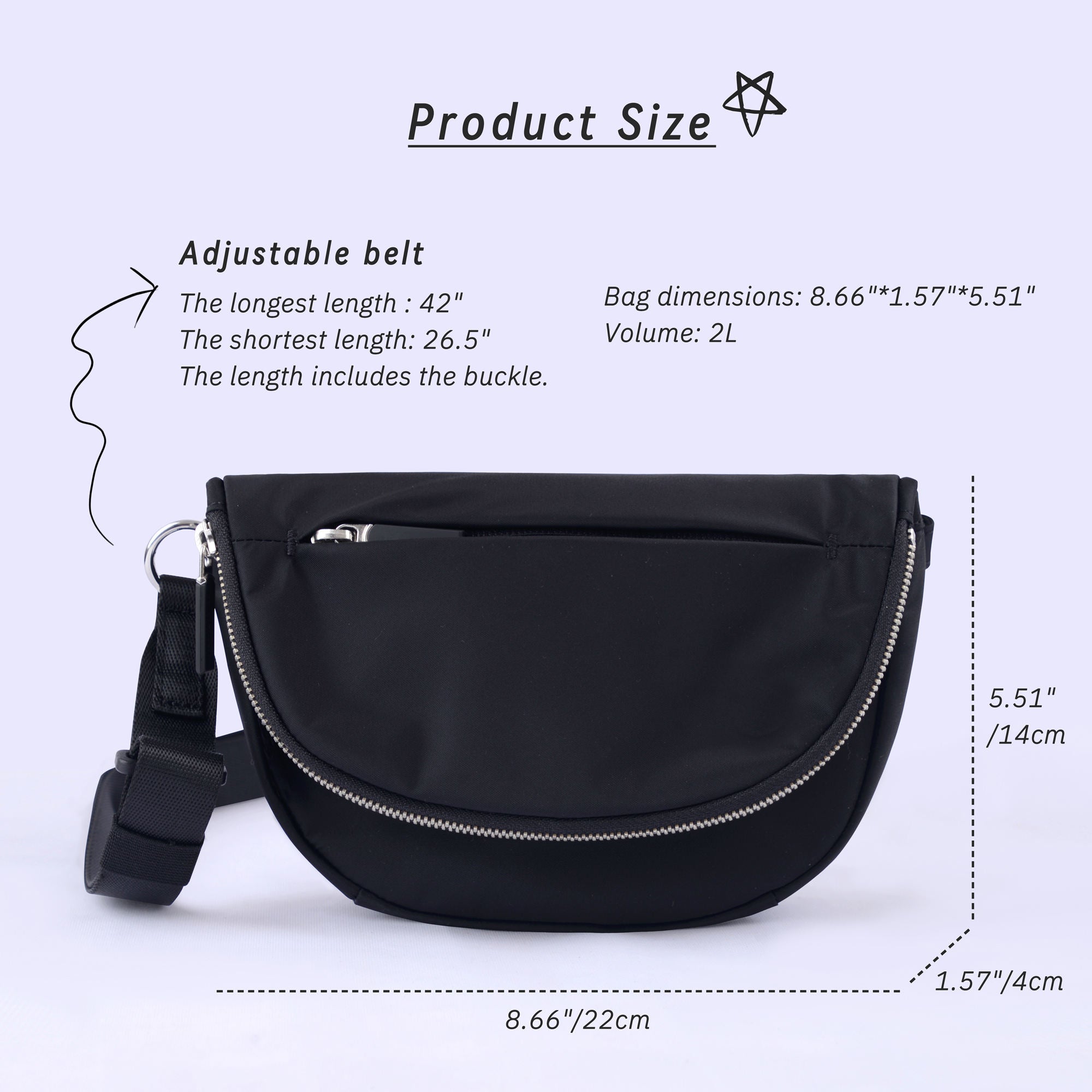 foldable mini crossbody bag