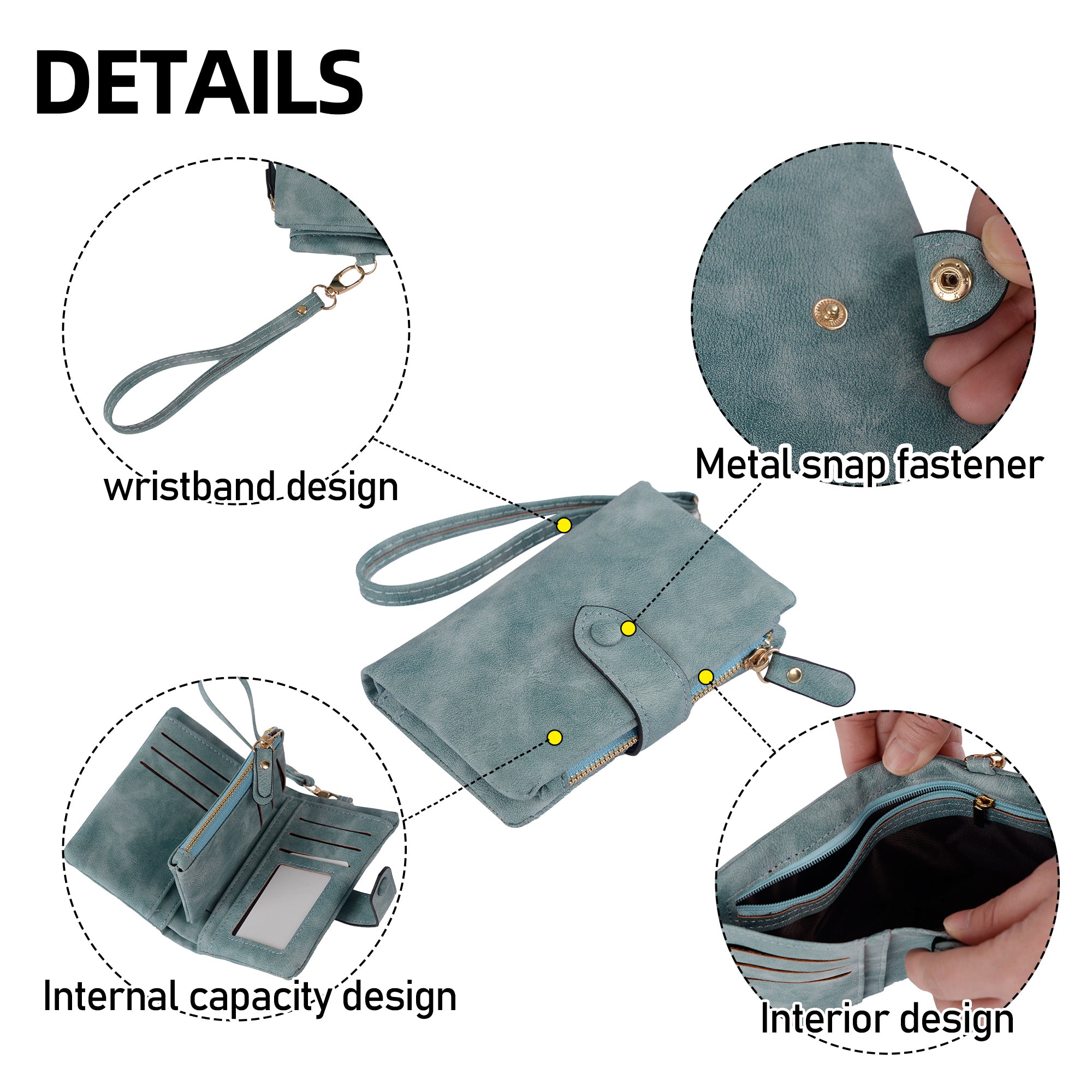 Money pouch wrist bag