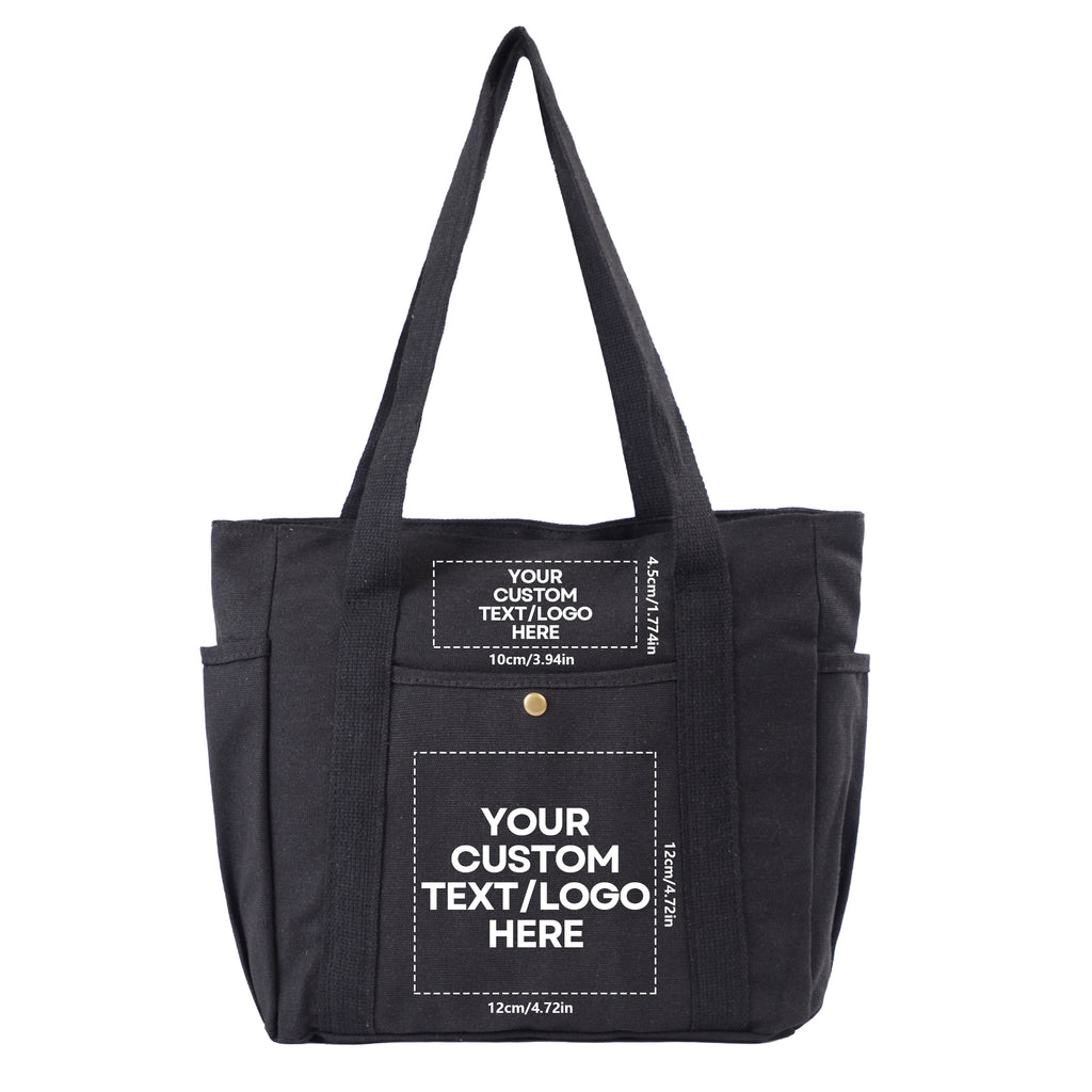 Canvas handbag shopping bag