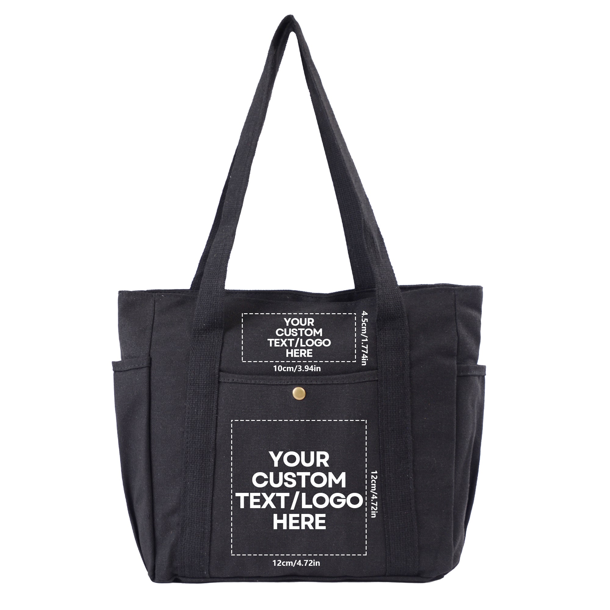 Canvas handbag shopping bag