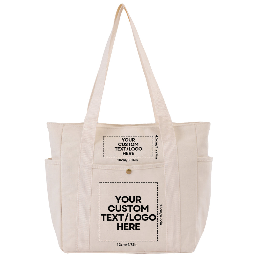Canvas handbag shopping bag