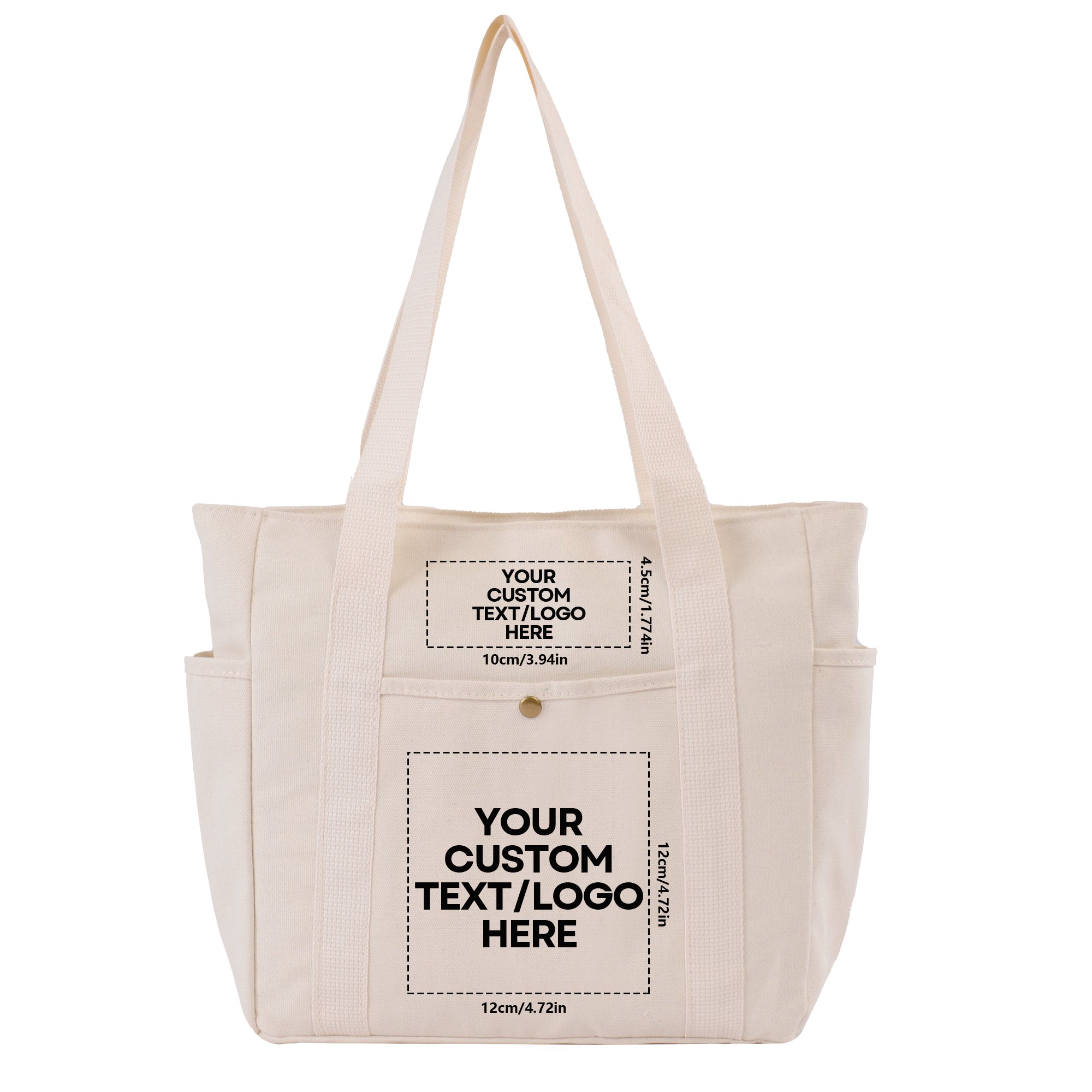 Canvas handbag shopping bag